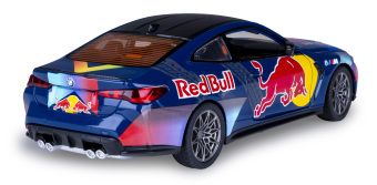 Produktbild: BMW M4 Diecast 1:24 blau inkl. Knopfzellen