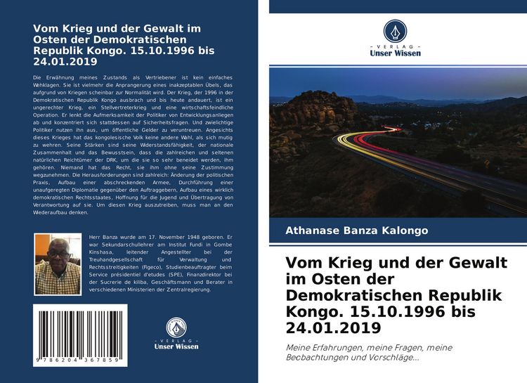 Produktbild: Vom Krieg und der Gewalt im Osten der Demokratischen Republik Kongo. 15.10.1996 bis 24.01.2019