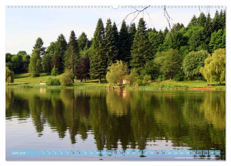 Produktbild: SAARLAND - AUSSICHTSREICH (hochwertiger Premium Wandkalender 2026 DIN A2 quer), Kunstdruck in Hochglanz