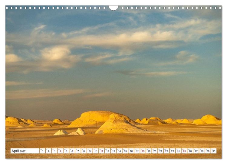 Produktbild: &Auml;gypten - die Weisse W&uuml;ste (Wandkalender 2027 DIN A3 quer), CALVENDO Monatskalender