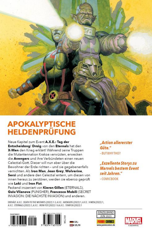 Produktbild: A.X.E.: Tag der Entscheidung - Tod allen Mutanten