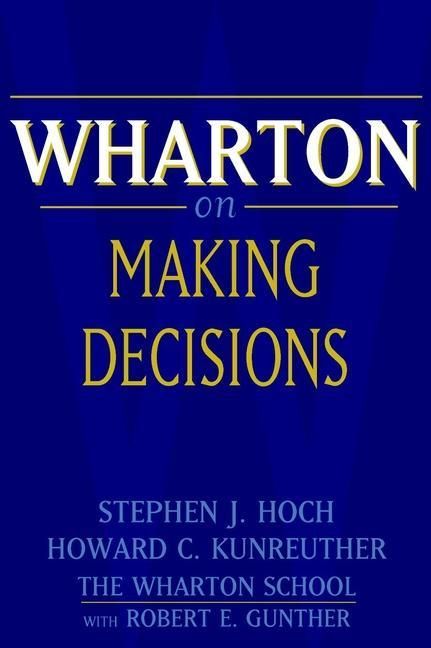 Produktbild: Wharton on Making Decisions
