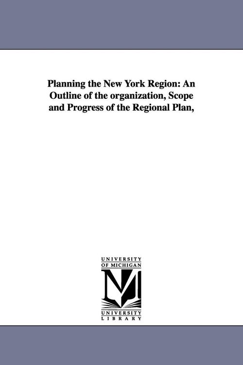 Produktbild: Planning the New York Region