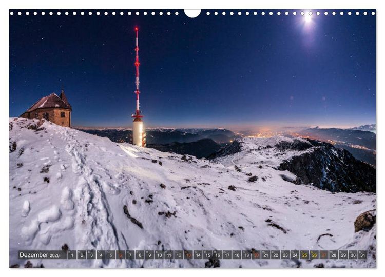 Produktbild: Himmelslichter - Mond und Sterne (Wandkalender 2026 DIN A3 quer), CALVENDO Monatskalender