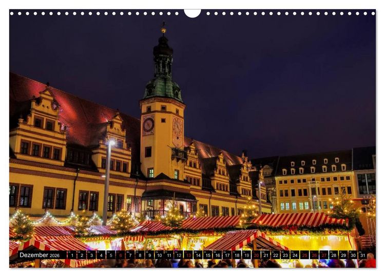 Produktbild: Reise durch Leipzig (Wandkalender 2026 DIN A3 quer), CALVENDO Monatskalender