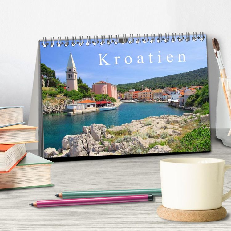 Produktbild: Kroatien (Tischkalender 2026 DIN A5 quer), CALVENDO Monatskalender