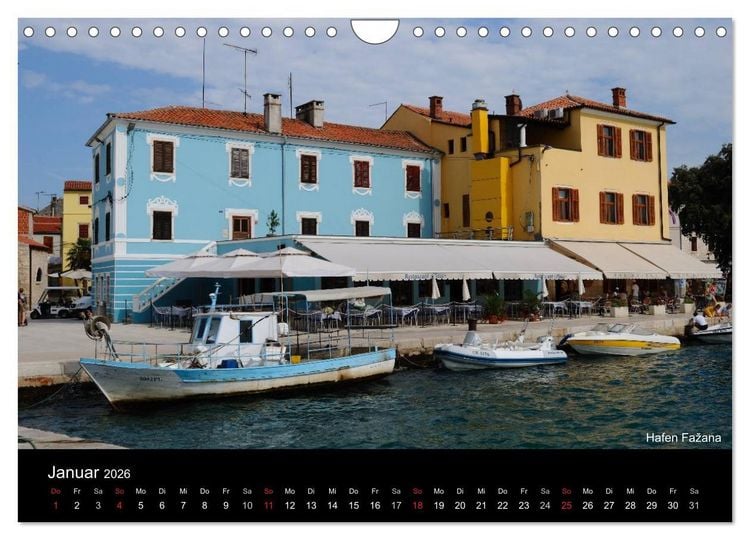 Produktbild: ISTRIEN - Die Perle Kroatiens (Wandkalender 2026 DIN A4 quer), CALVENDO Monatskalender