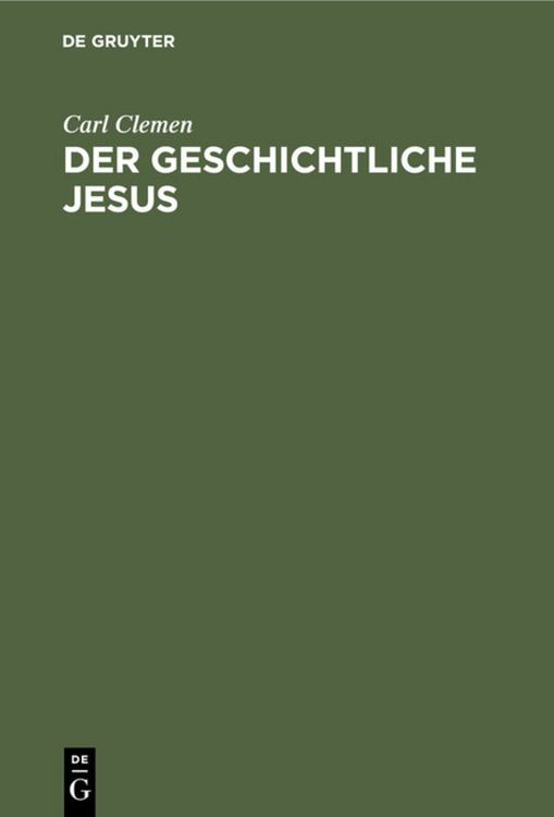 Produktbild: Der geschichtliche Jesus