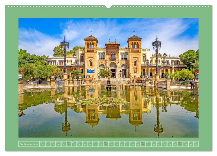 Produktbild: Ein Herz f&uuml;r Sevilla (Wandkalender 2026 DIN A2 quer), CALVENDO Monatskalender