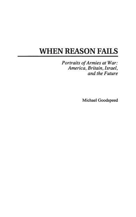 Produktbild: When Reason Fails
