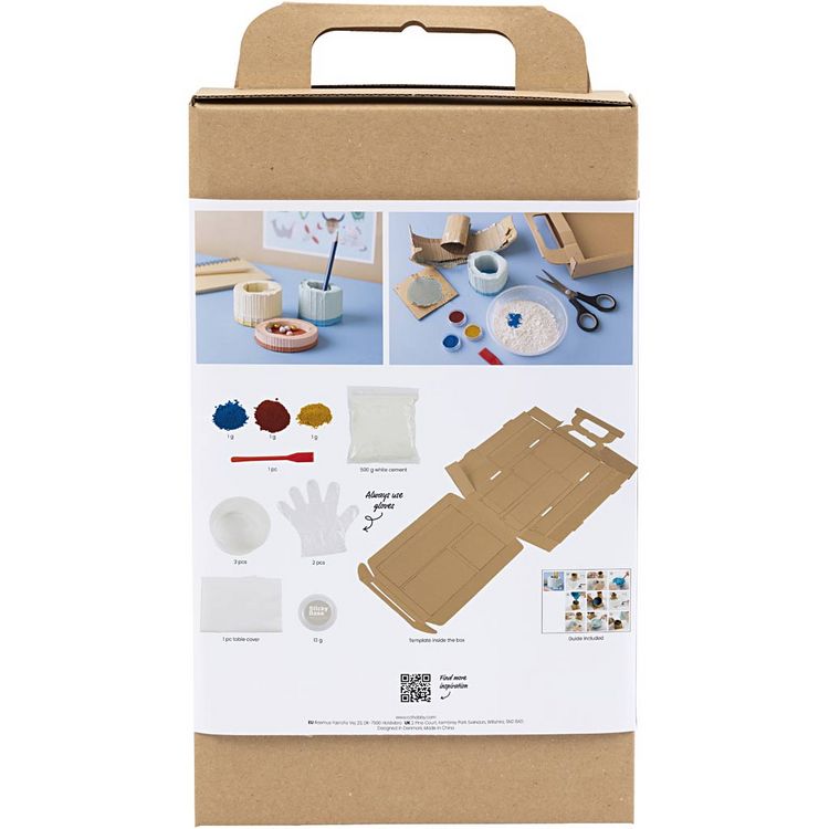 Produktbild: Creativ Company Kreativ Set Formgie&szlig;en, Beh&auml;lter, Blau, Rot, Hellgelb