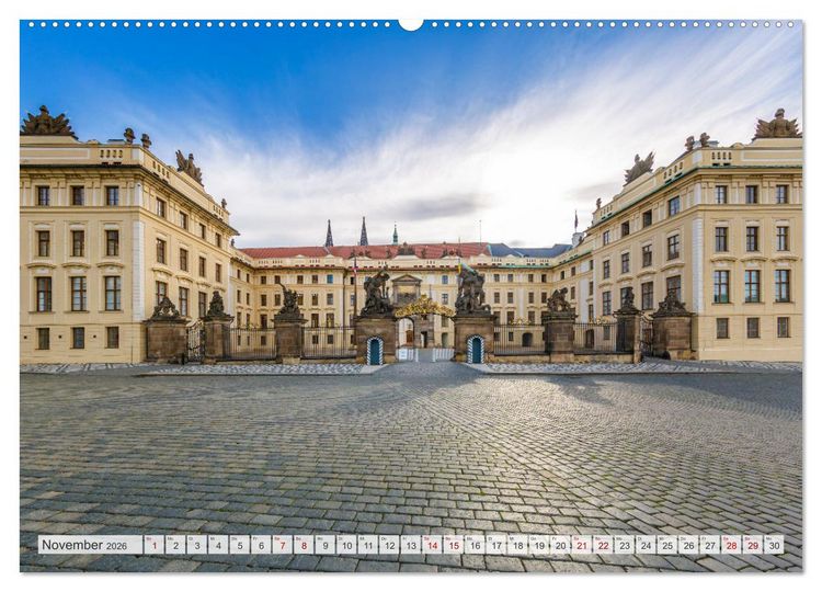 Produktbild: PRAG Impressionen bei Tag und Nacht (hochwertiger Premium Wandkalender 2026 DIN A2 quer), Kunstdruck in Hochglanz