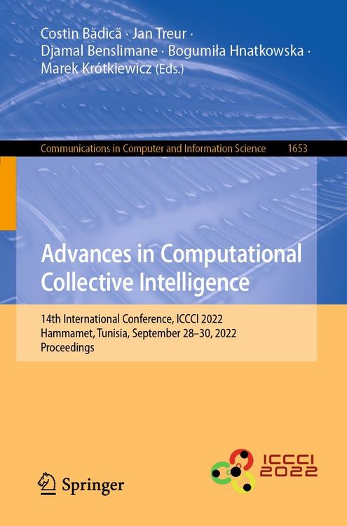 Produktbild: Advances in Computational Collective Intelligence