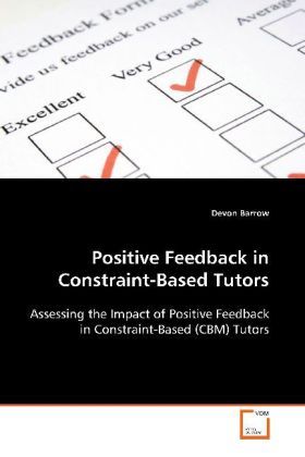 Produktbild: Barrow, D: Positive Feedback in Constraint-Based Tutors