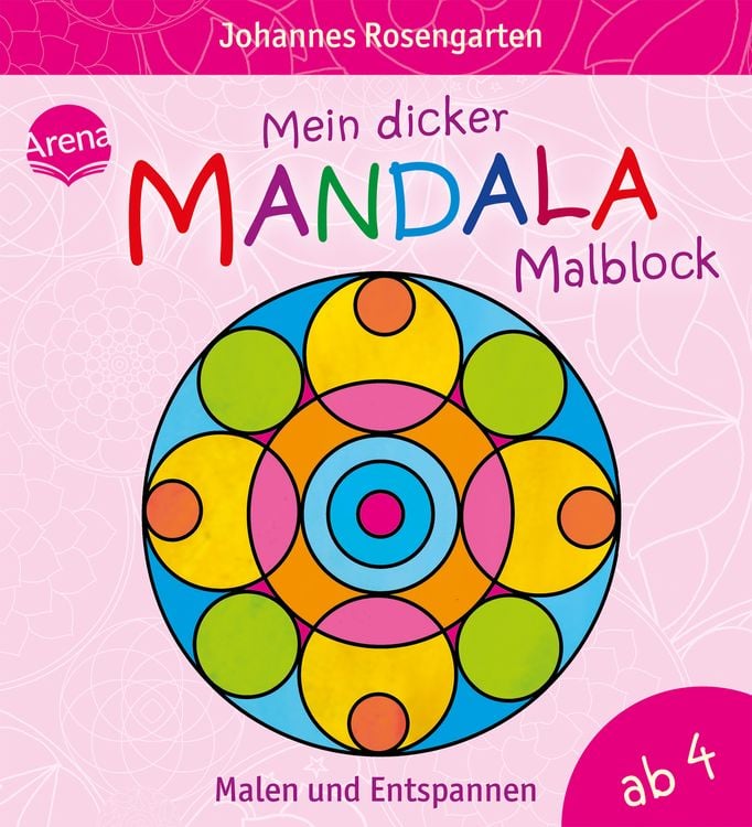 Produktbild: Mein dicker Mandala-Malblock - Malen und Entspannen