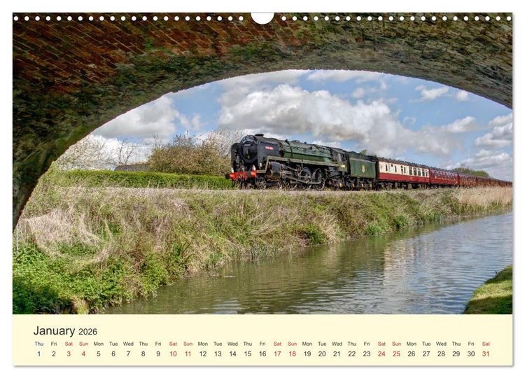 Produktbild: Steam Landscape (Wall Calendar 2026 DIN A3 landscape), CALVENDO 12 Month Wall Calendar