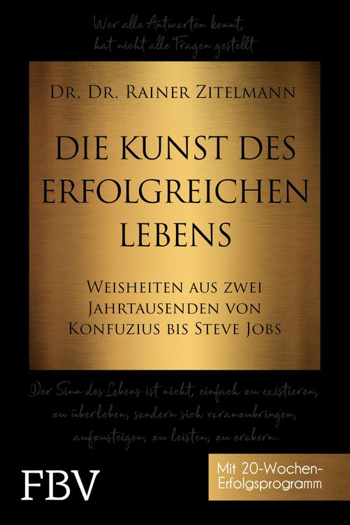 Produktbild: Die Kunst des erfolgreichen Lebens