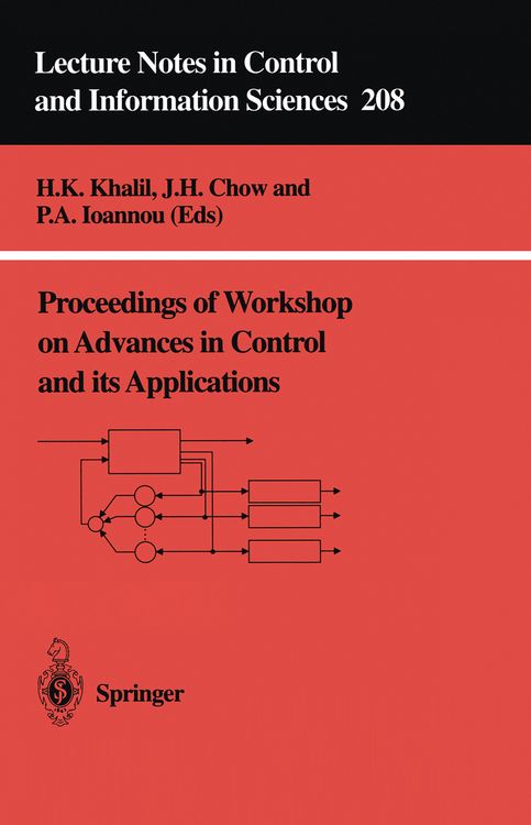 Produktbild: Proceedings of Workshop on Advances in Control and its Applications