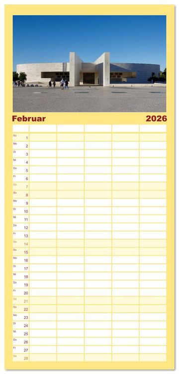 Produktbild: Familienplaner 2026 - Fatima: Ein Besuch in Portugals heiligem Herz mit 5 Spalten (Wandkalender, 21 x 45 cm) CALVENDO