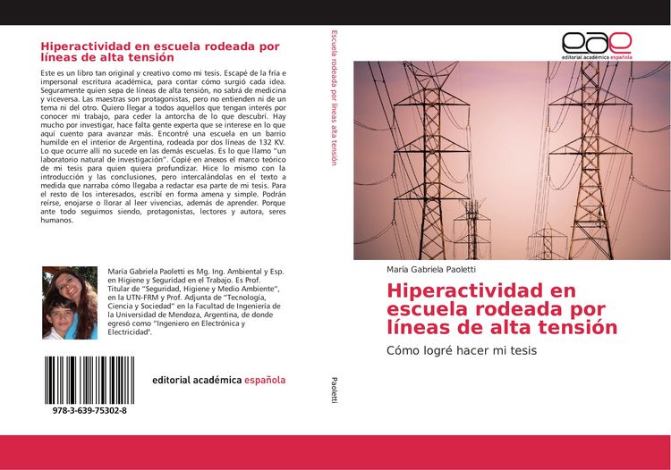 Produktbild: Hiperactividad en escuela rodeada por l&iacute;neas de alta tensi&oacute;n