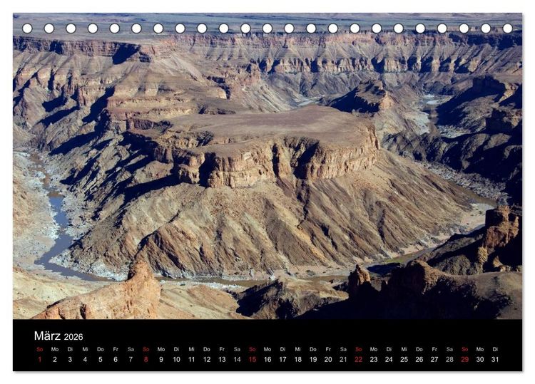 Produktbild: Namibias Highlights (Tischkalender 2026 DIN A5 quer), CALVENDO Monatskalender