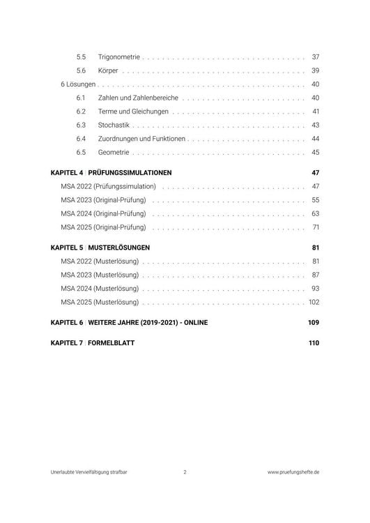 Produktbild: Pr&uuml;fungsheft & Training - 2026 Mathematik MSA und eBBR - Berlin und Brandenburg - Original-Pr&uuml;fungen und L&ouml;sungen