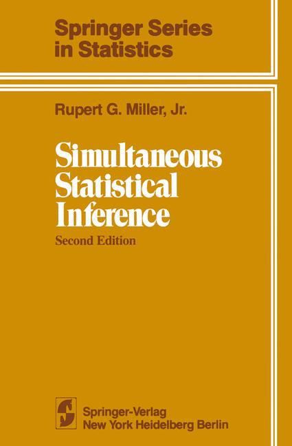 Produktbild: Simultaneous Statistical Inference