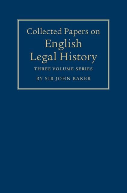 Produktbild: Collected Papers on English Legal History