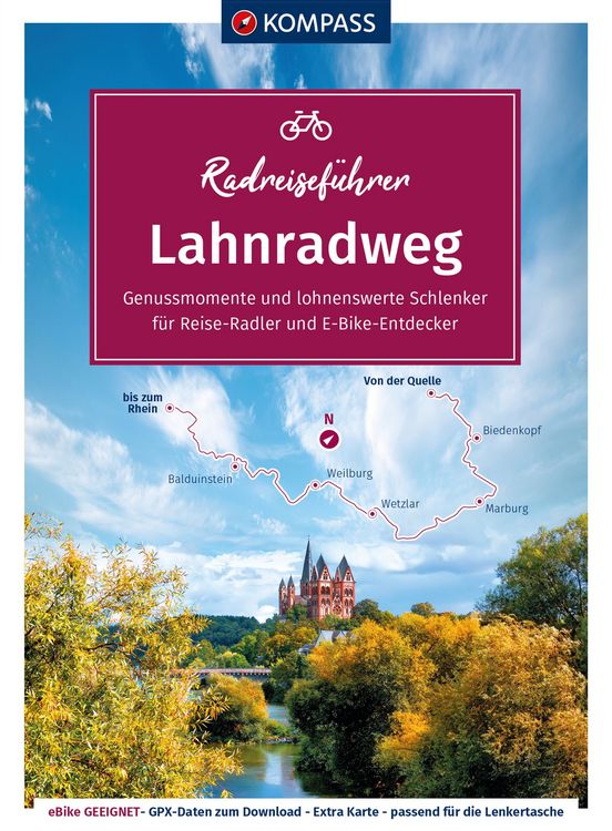 Produktbild: KOMPASS Radreisef&uuml;hrer Lahnradweg