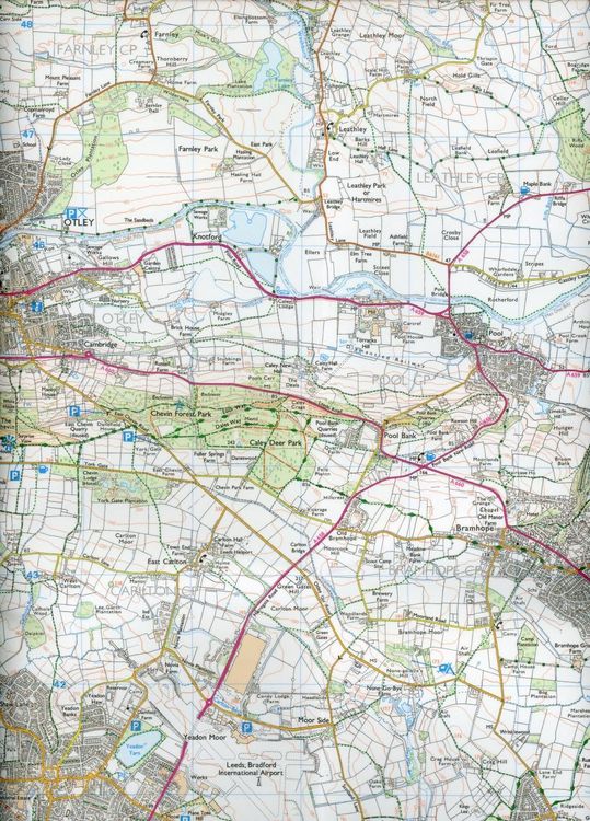 Produktbild: Lower Wharfedale and Washburn Valley