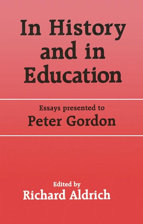 Produktbild: In History and in Education