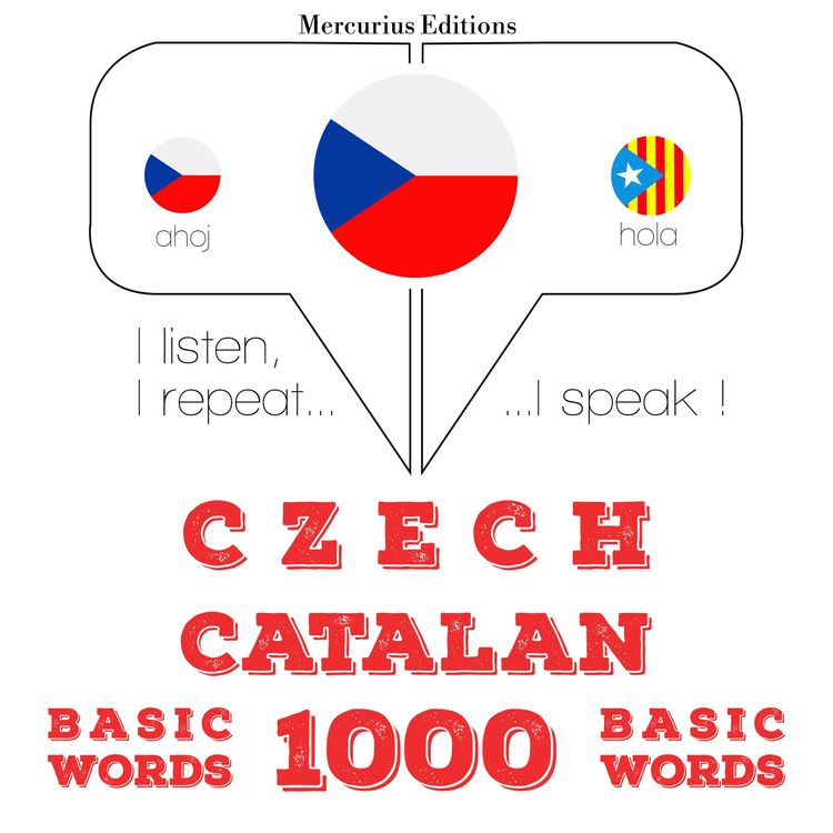 Produktbild: Če&scaron;tina - katal&aacute;n&scaron;tina: 1000 z&aacute;kladn&iacute;ch slov