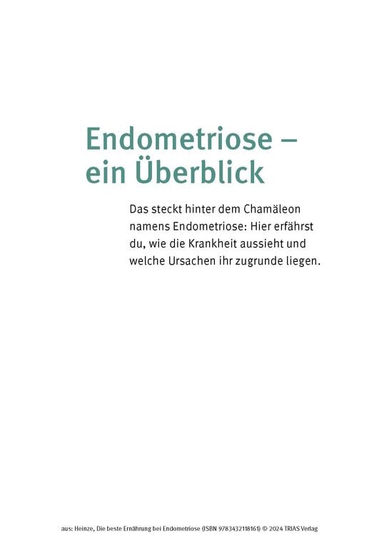 Produktbild: Die beste Ernährung bei Endometriose