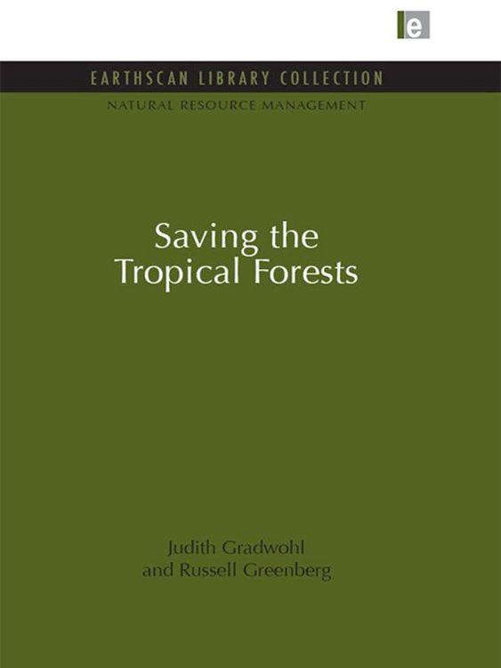 Produktbild: Saving the Tropical Forests