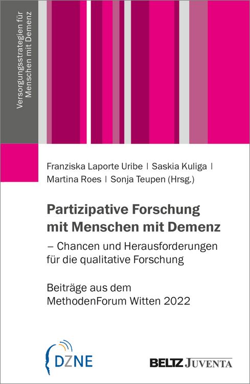 Produktbild: Partizipative Forschung mit Menschen mit Demenz &ndash; Chancen und Herausforderungen f&uuml;r die qualitative Forschung