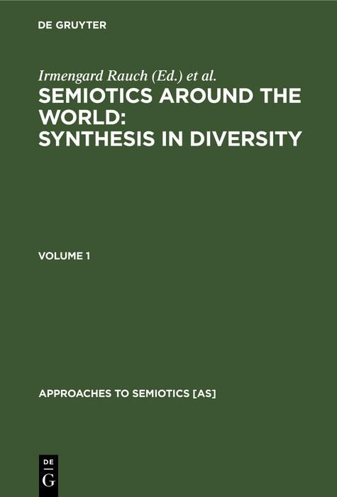 Produktbild: Semiotics around the World: Synthesis in Diversity