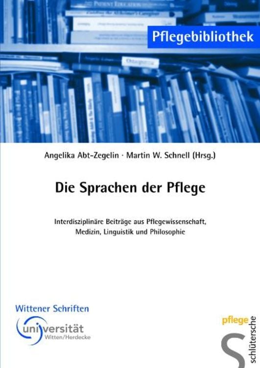 Produktbild: Die Sprachen der Pflege