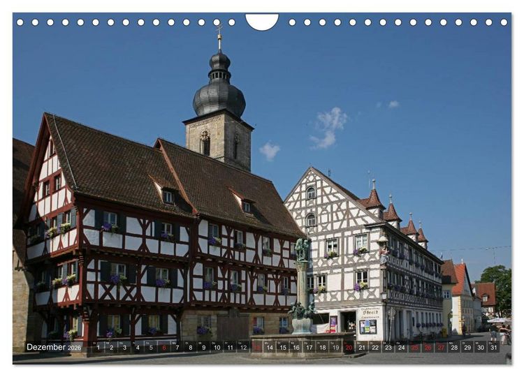 Produktbild: Bummel durch Forchheim (Wandkalender 2026 DIN A4 quer), CALVENDO Monatskalender