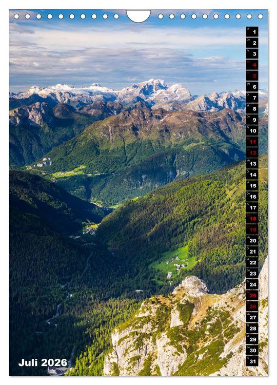 Produktbild: Dolomiten. Italien (Wandkalender 2026 DIN A4 hoch), CALVENDO Monatskalender