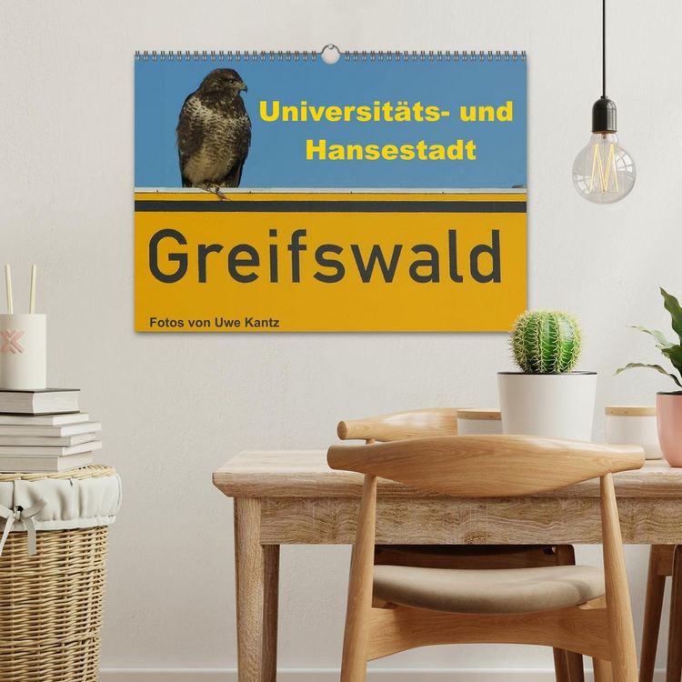 Produktbild: Univerit&auml;ts- und Hansestadt Greifswald (Wandkalender 2026 DIN A3 quer), CALVENDO Monatskalender