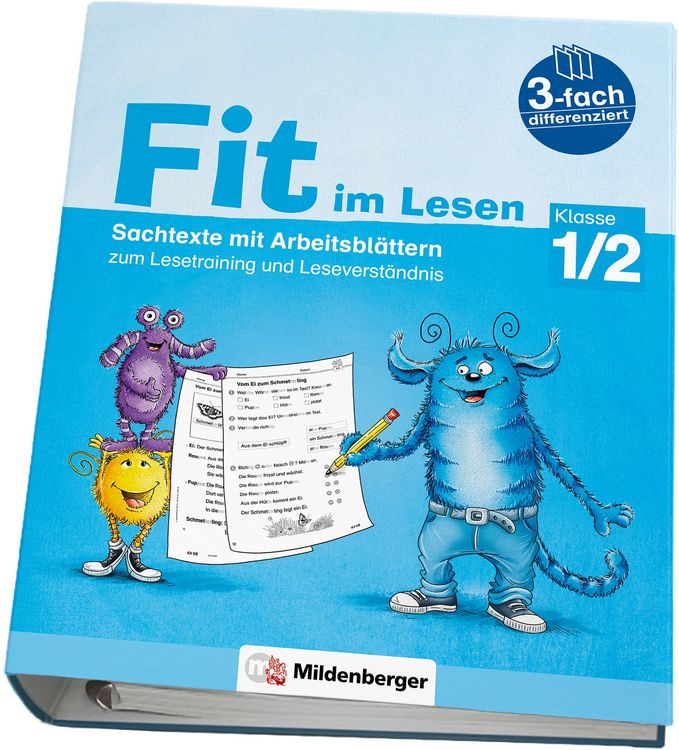 Produktbild: Fit im Lesen &ndash; Sachtexte, Klasse 1/2