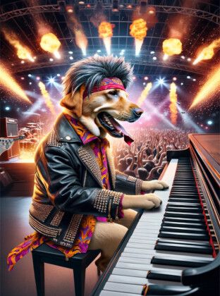 Produktbild: CALVENDO Puzzle Jerry Lee Piano | 2000 Teile Lege-Gr&ouml;&szlig;e 90x67cm Foto-Puzzle f&uuml;r gl&uuml;ckliche Stunden