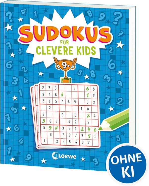 Produktbild: Sudokus f&uuml;r clevere Kids 9+ [blau]