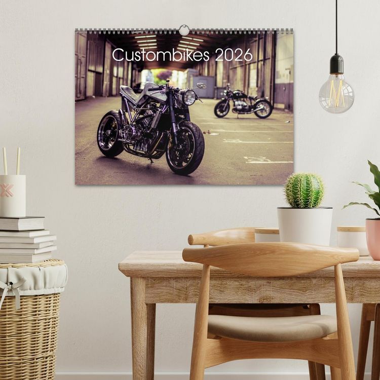 Produktbild: Custombikes 2026 (Wandkalender 2026 DIN A3 quer), CALVENDO Monatskalender