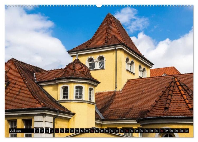 Produktbild: Herforder Ansichten (hochwertiger Premium Wandkalender 2026 DIN A2 quer), Kunstdruck in Hochglanz