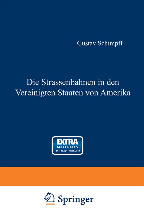 Produktbild: Die Strassenbahnen in den Vereinigten Staaten von Amerika