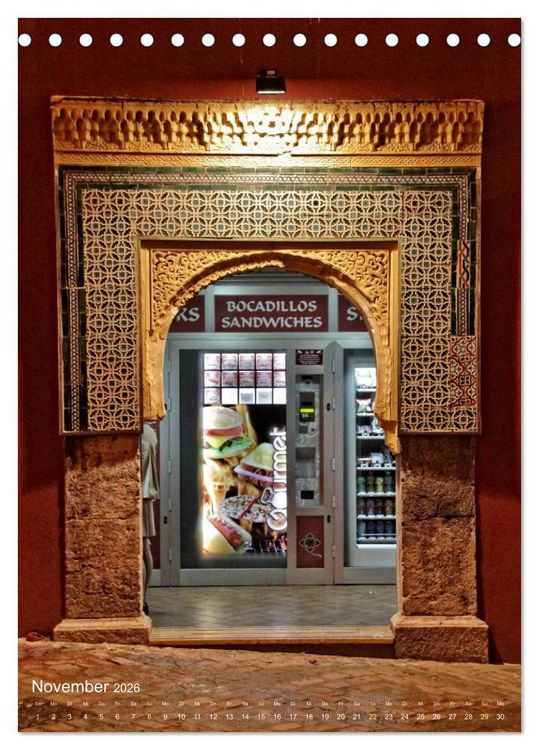 Produktbild: Andalusische Momente (Tischkalender 2026 DIN A5 hoch), CALVENDO Monatskalender