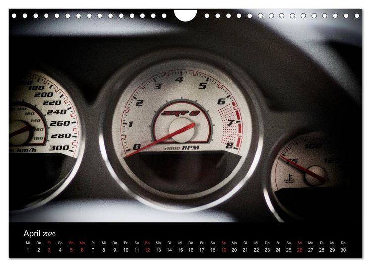 Produktbild: Dodge Challenger SRT8 (Wandkalender 2026 DIN A4 quer), CALVENDO Monatskalender