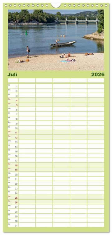 Produktbild: Familienplaner 2026 - Schweiz - Basel mit 5 Spalten (Wandkalender, 21 x 45 cm) CALVENDO