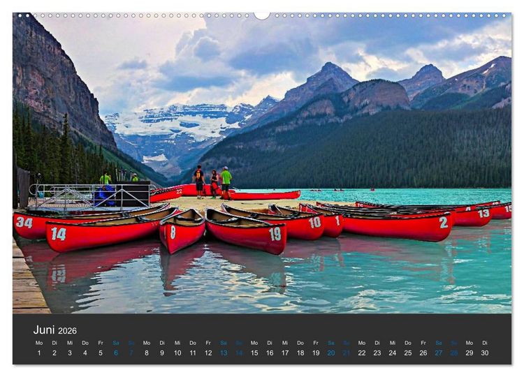Produktbild: Der weite Westen Kanadas - Banff und Yoho National Park (Wandkalender 2026 DIN A2 quer), CALVENDO Monatskalender